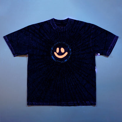 Cracked Smiley Tee (Carbon)